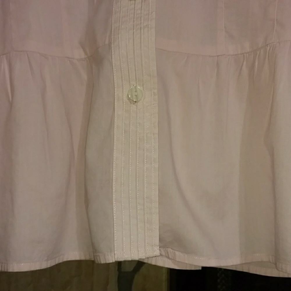 J.Jill Pink Button Down Size Medium - image 3